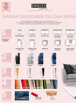 Daells Bolighus SÅDAN DESIGNER DU DIN SOFA tilbud