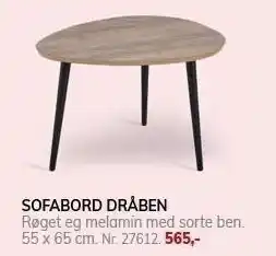 Daells Bolighus SOFABORD DRÅBEN tilbud