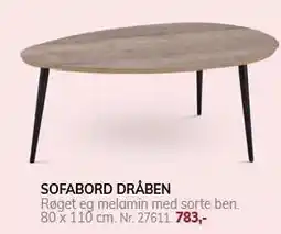 Daells Bolighus SOFABORD DRÅBEN tilbud