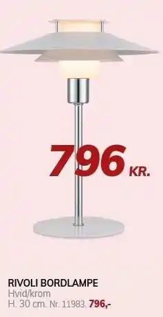Daells Bolighus RIVOLI BORDLAMPE tilbud