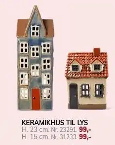 Daells Bolighus KERAMIKHUS TIL LYS tilbud