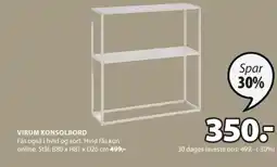 JYSK VIRUM KONSOLBORD tilbud