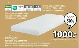 JYSK PLUS F60 SKUMMADRAS tilbud