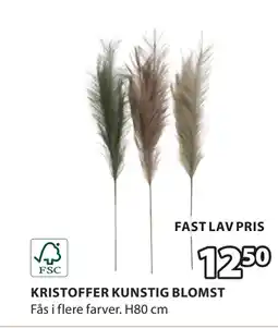 JYSK KRISTOFFER KUNSTIG BLOMST tilbud