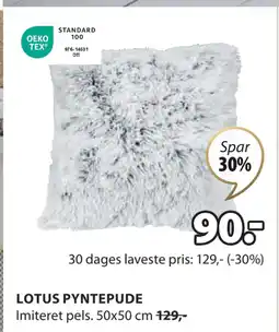 JYSK LOTUS PYNTEPUDE tilbud