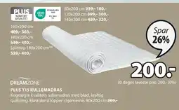 JYSK PLUS T15 RULLEMADRAS tilbud