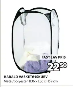 JYSK HARALD VASKETØJSKURV tilbud
