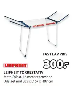 JYSK LEIFHEIT TØRRESTATIV tilbud