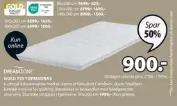 JYSK GOLD T55 TOPMADRAS tilbud