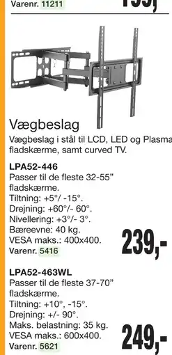 Harald Nyborg Vægbeslag tilbud