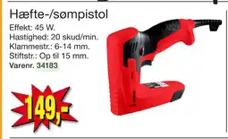 Harald Nyborg Hæfte-/sømpistol tilbud