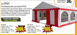 Harald Nyborg Professionelt partytelt PVC tilbud