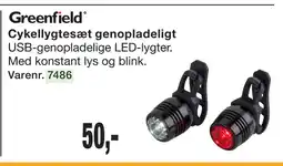 Harald Nyborg Cykellygtesæt genopladeligt tilbud