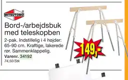 Harald Nyborg Bord-/arbejdsbuk med teleskopben tilbud