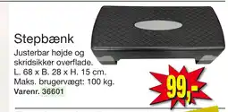Harald Nyborg Stepbænk tilbud