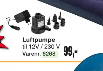 Harald Nyborg Luftpumpe til 12V / 230 V tilbud