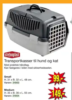 Transportkasser til hund og kat