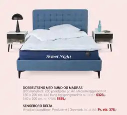 Daells Bolighus SENGEBORD DELTA tilbud