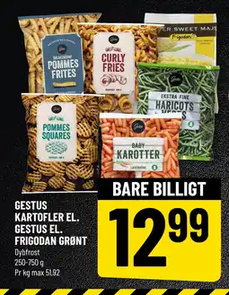 Løvbjerg GESTUS KARTOFLER EL. GESTUS EL. FRIGODAN GRØNT tilbud