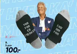 Bilka Mads Christensen strømper tilbud