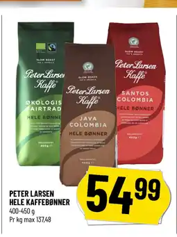 PETER LARSEN HELE KAFFEBØNNER