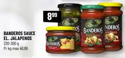 Løvbjerg BANDEROS SAUCE EL. JALAPENOS tilbud