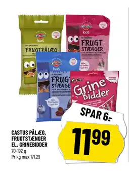 Løvbjerg CASTUS PÅLÆG, FRUGTSTÆNGER EL. GRINEBIDDER tilbud