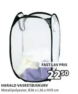 JYSK HARALD VASKETØJSKURV tilbud