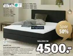 JYSK PLUS C60 KONTINENTALSENG tilbud