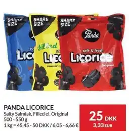 Nielsen's Discount PANDA LICORICE tilbud