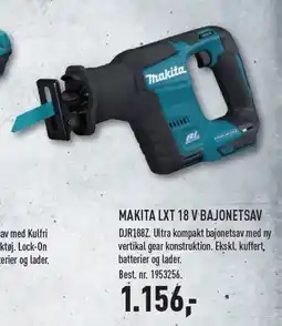 Johannes Fog MAKITA LXT 18 V BAJONETSAV - EX MOMS tilbud