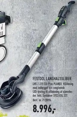 Johannes Fog FESTOOL LANGHALSSLIBER - EX MOMS tilbud