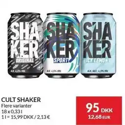 Nielsen's Discount CULT SHAKER tilbud