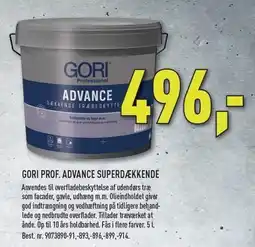 Johannes Fog GORI PROF. ADVANCE SUPERDÆKKENDE - EX MOMS tilbud