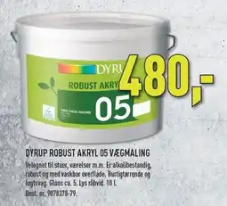 Johannes Fog DYRUP ROBUST AKRYL 05 VÆGMALING - EX MOMS tilbud