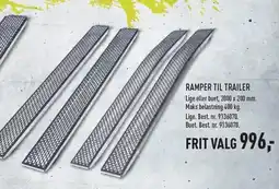 Johannes Fog RAMPER TIL TRAILER - EX MOMS tilbud