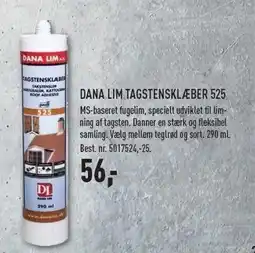 Johannes Fog DANA LIM TAGSTENSKLÆBER 525 - EX MOMS tilbud
