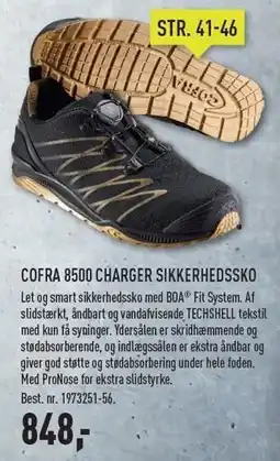Johannes Fog COFRA 8500 CHARGER SIKKERHEDSSKO - EX MOMS tilbud
