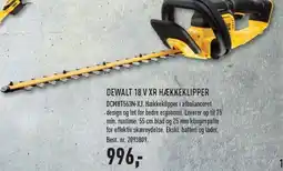 Johannes Fog DEWALT 18 V XR HÆKKEKLIPPER - EX MOMS tilbud