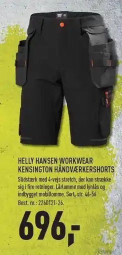 Johannes Fog HELLY HANSEN WORKWEAR KENSINGTON HÅNDVÆRKERSHORTS - EX MOMS tilbud