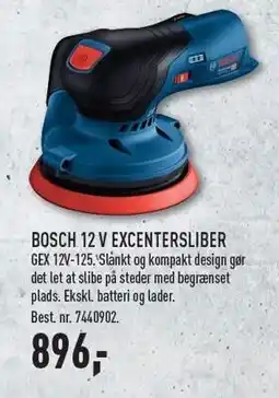 BOSCH 12 V EXCENTERSLIBER - EX MOMS