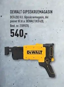 Johannes Fog DEWALT GIPSSKRUEMAGASIN - EX MOMS tilbud