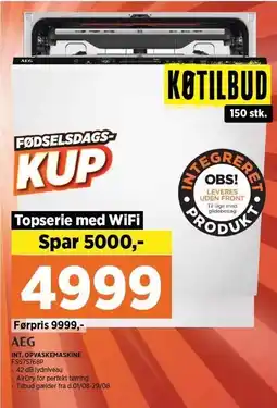 Power AEG INT. OPVASKEMASKINE tilbud