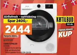 Power GORENJE TØRRETUMBLER tilbud