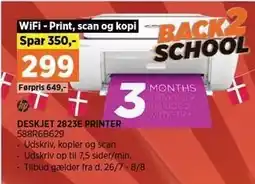 Power DESKJET 2823E PRINTER tilbud