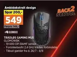 Power TRÅDLØS GAMING MUS tilbud