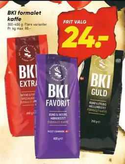 Bilka Kaffe Formalet tilbud