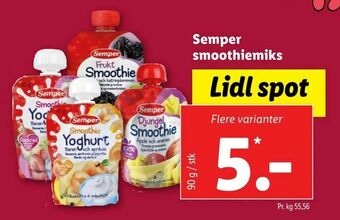 Semper smoothiemiks