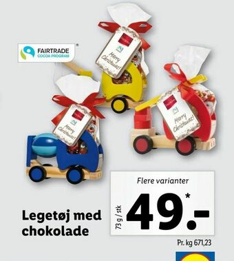 Let-Køb Legetøj med chokolade tilbud
