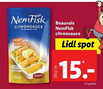 Let-Køb Beauvais NemFisk citronsauce tilbud
